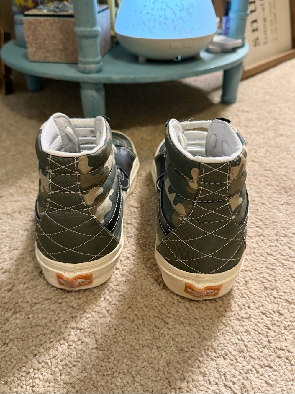 Vans Sk8-Hi Mixed Utility sneakers camo green black 7 - Picture 4 of 6